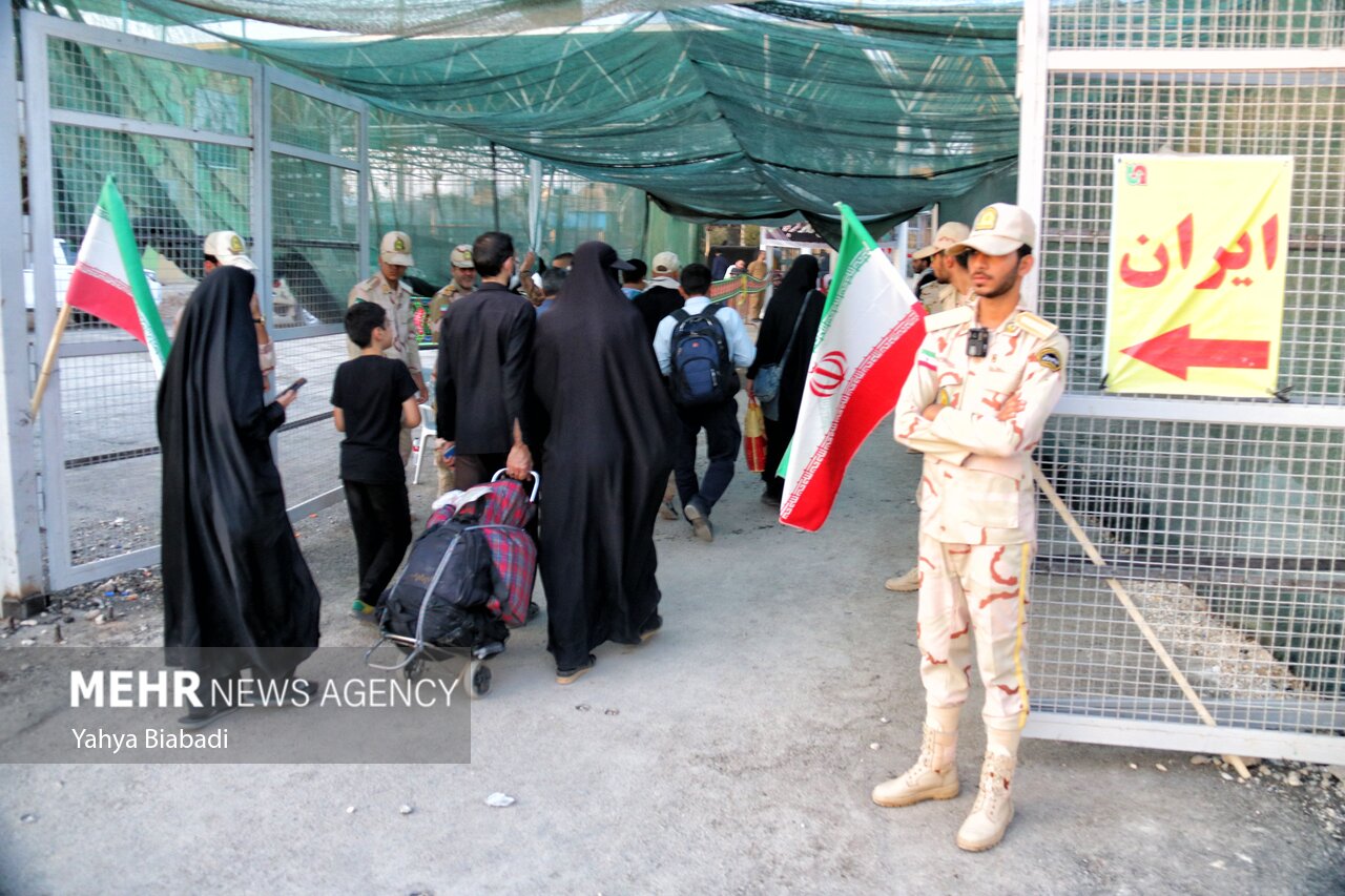 بیش از ۶۸هزار زائر اربعین روز گذشته از مرز خسروی به کشور بازگشتند
