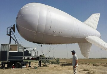 VIDEO: Telecommunication balloon at Mehran border crossing