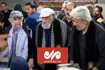 ایرانی بزرگ فنکاروں کی اربعین مارچ میں شرکت