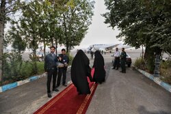 اعزام زائرین اربعین به عراق از فرودگاه زنجان