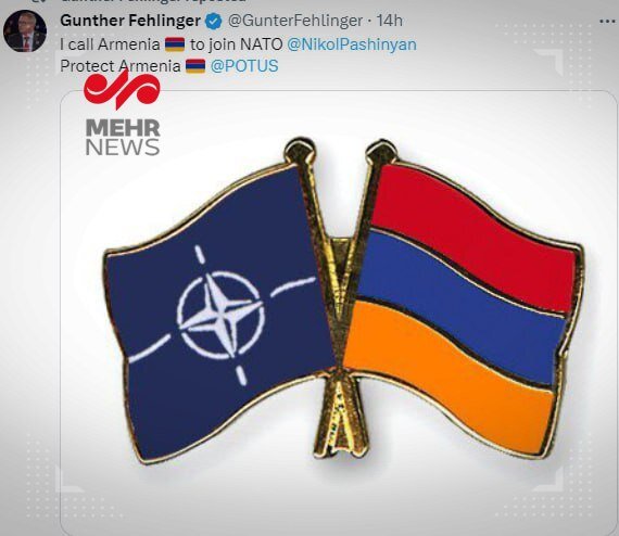 درخواست ناتو برای عضویت ارمنستان در این سازمان نظامی