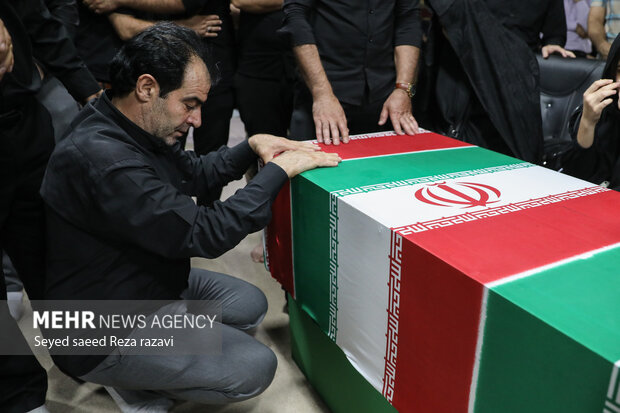 Funeral for Holy Shrine Defender Yahya Rostami
