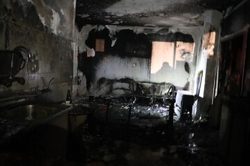 فوت ۴ عضو یک خانواده نوشهری براثر آتش سوزی منزل مسکونی