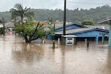 ۴ کشته بر اثر توفان فرا گرمسیری در جنوب برزیل