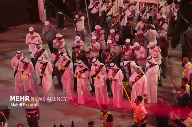 Bani Amer Tribe arrive in Karbala before Arbaeen day