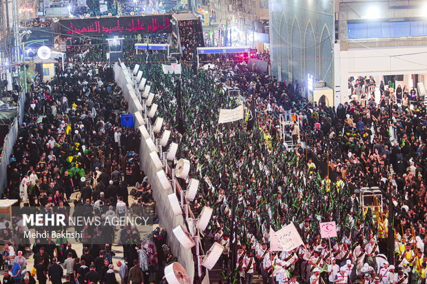 Bani Amer Tribe arrive in Karbala before Arbaeen day