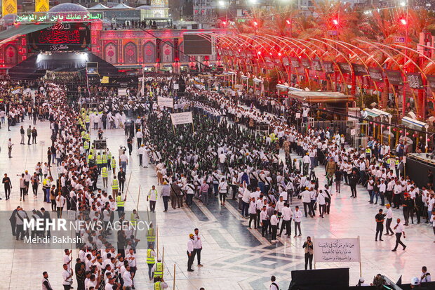  عزاداری قبیله سفیدپوش «بنی‌عامر» در بین‌الحرمین