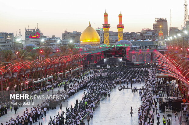 Bani Amer Tribe arrive in Karbala before Arbaeen day