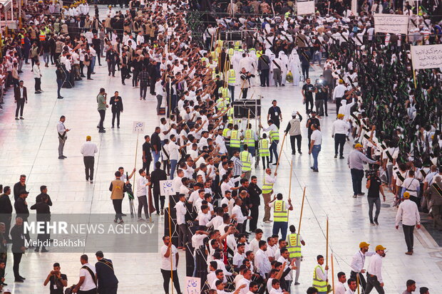 Bani Amer Tribe arrive in Karbala before Arbaeen day