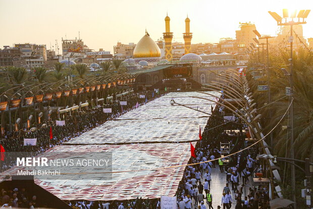 Bani Amer Tribe arrive in Karbala before Arbaeen day