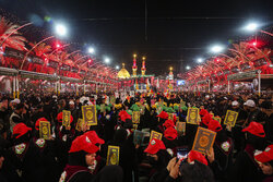 Pilgrims attend Arbaeen ceremony in Karbala