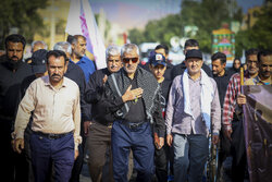 پیاده‌روی جاماندگان اربعین در شهرکرد