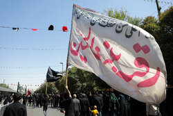 برگزاری راهپیمایی جاماندگان اربعین در پلدشت