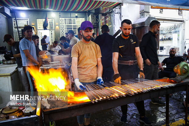 خدمت در موکب امام حسین (ع) حس معنوی خاصی دارد