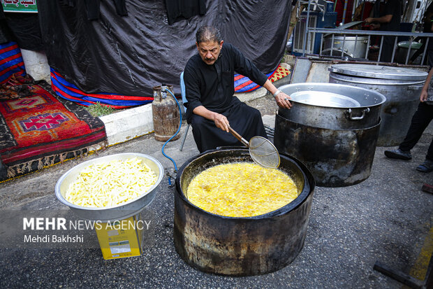 خدمت در موکب امام حسین (ع) حس معنوی خاصی دارد