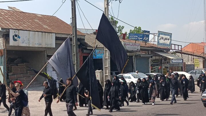 راهپیمایی جاماندگان اربعین در آستارا برگزار شد