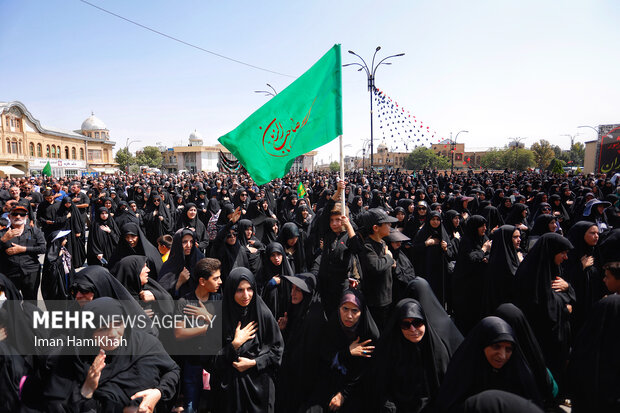 آیین جاماندگان اربعین در همدان