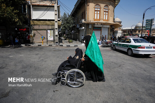 آیین جاماندگان اربعین در همدان
