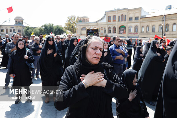 آیین جاماندگان اربعین در همدان