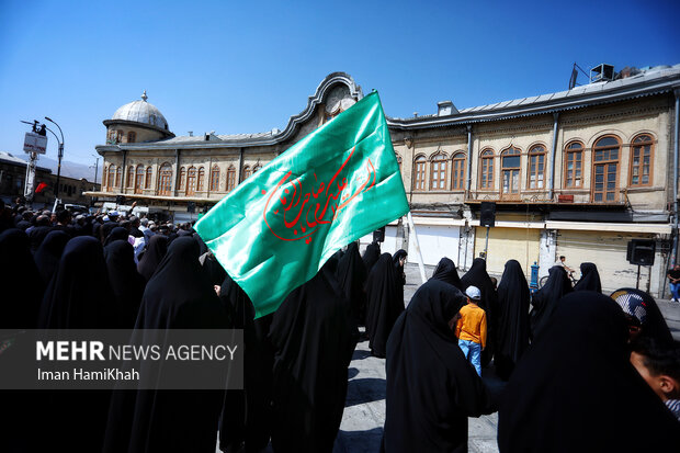 آیین جاماندگان اربعین در همدان