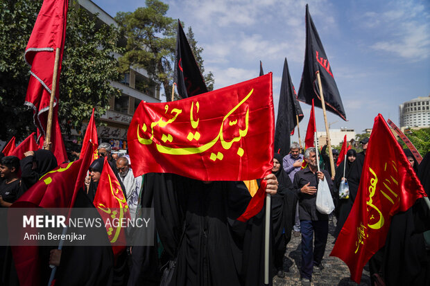 راهپیمایی دلدادگان اربعین حسینی در شیراز