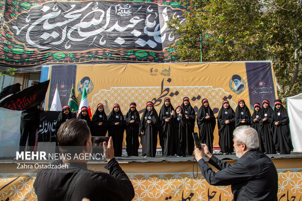 مراسم راهپیمایی جاماندگان اربعین حسینی  مورخ پانزدهم شهریور 1402 در تهران برگزار شد