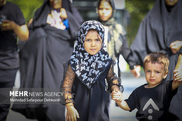پیاده روی جاماندگان اربعین در رامشیر 