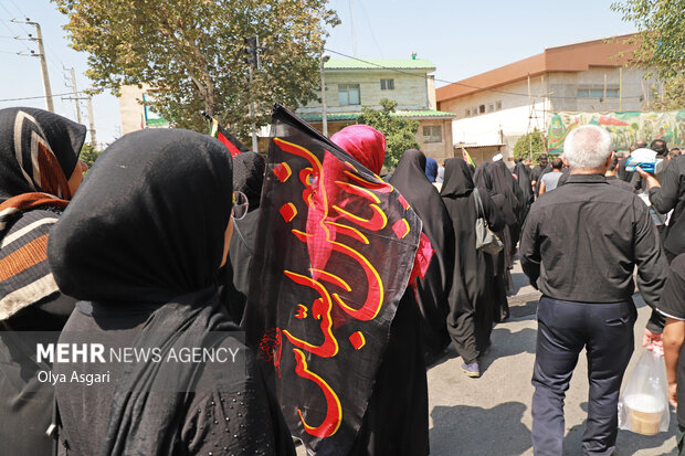 پیاده‌روی جاماندگان اربعین در گلستان