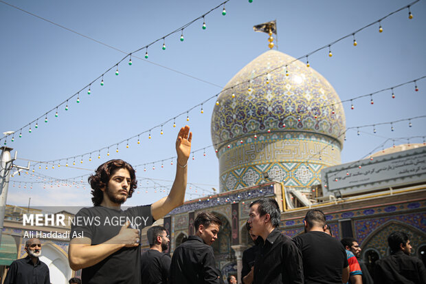 مراسم راهپیمایی جاماندگان اربعین حسینی در حرم عبدالعظیم حسنی (ع) روز چهارشنبه ۱۵ شهریور ماه ۱۴۰۲ مصادف با اربعین حسینی (ع) با حضور عزاداران و عاشقان اهل بیت (ع) برگزار شد