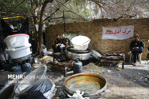 جمع آوری موکب های اربعین در کربلا