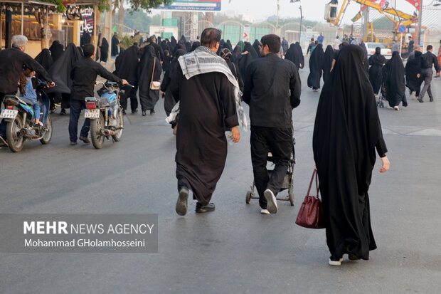 پیاده‌روی دلدادگان اربعین حسینی در بوشهر، جاماندگان اربعین، موکب ، اربعین حسینی ، بوشهر