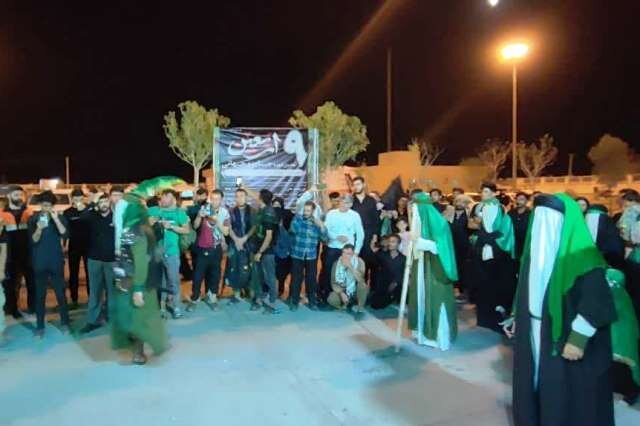 اجرای تعزیه «امام» در مرز شلمچه