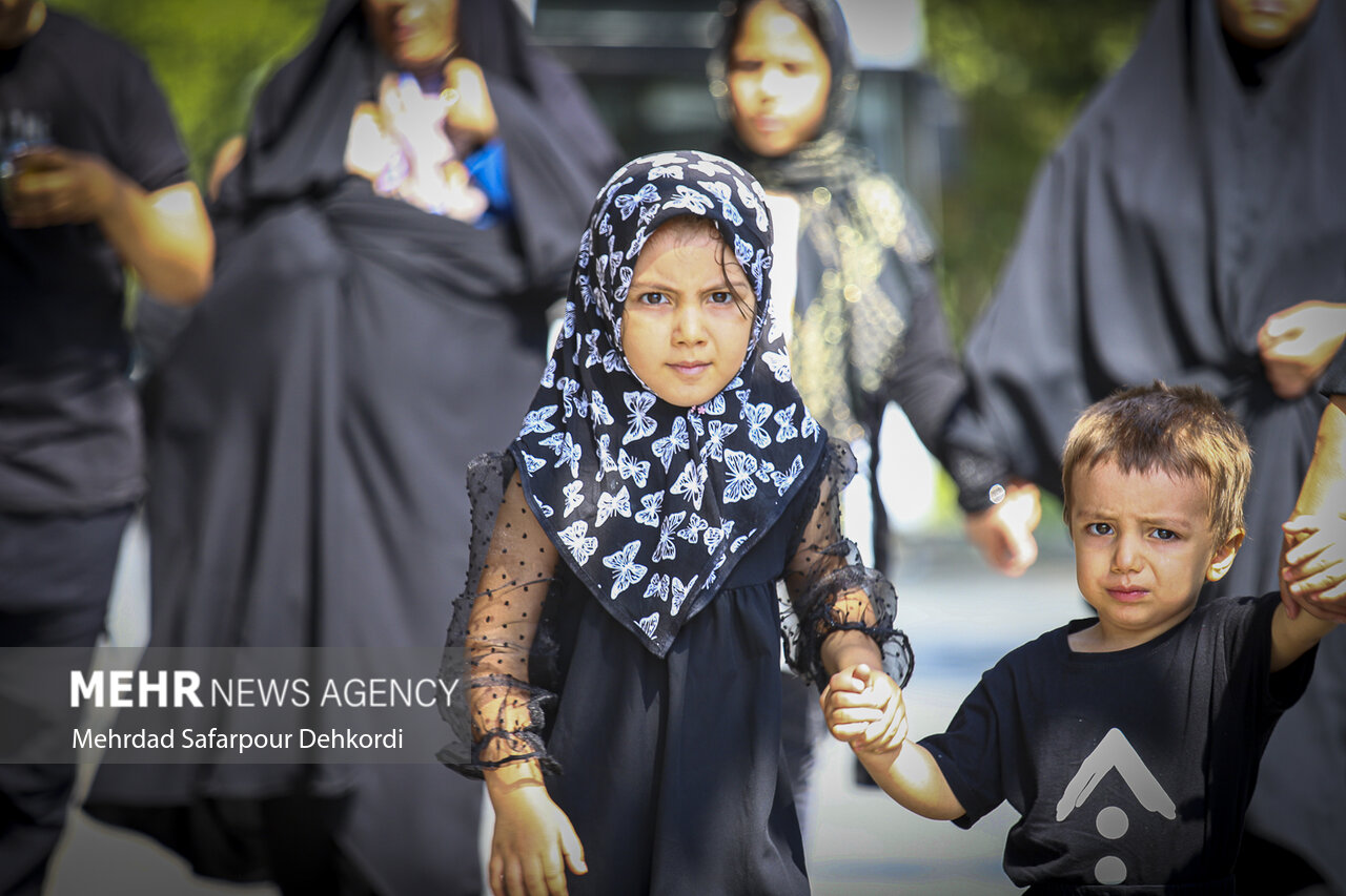 پیاده روی جاماندگان اربعین در رامشیر