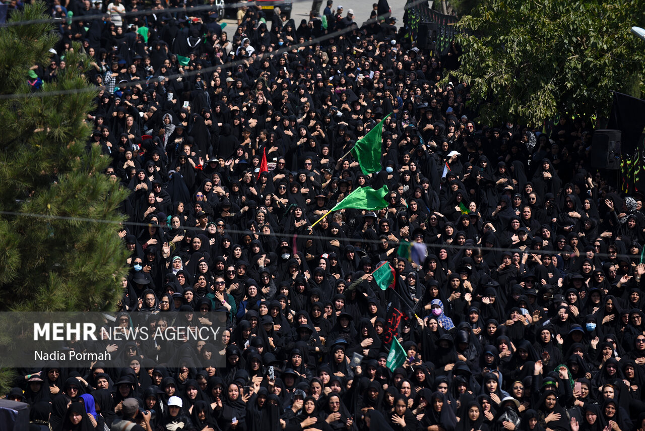 قدمهایی که حال و هوای کربلا را در البرز زنده کرد