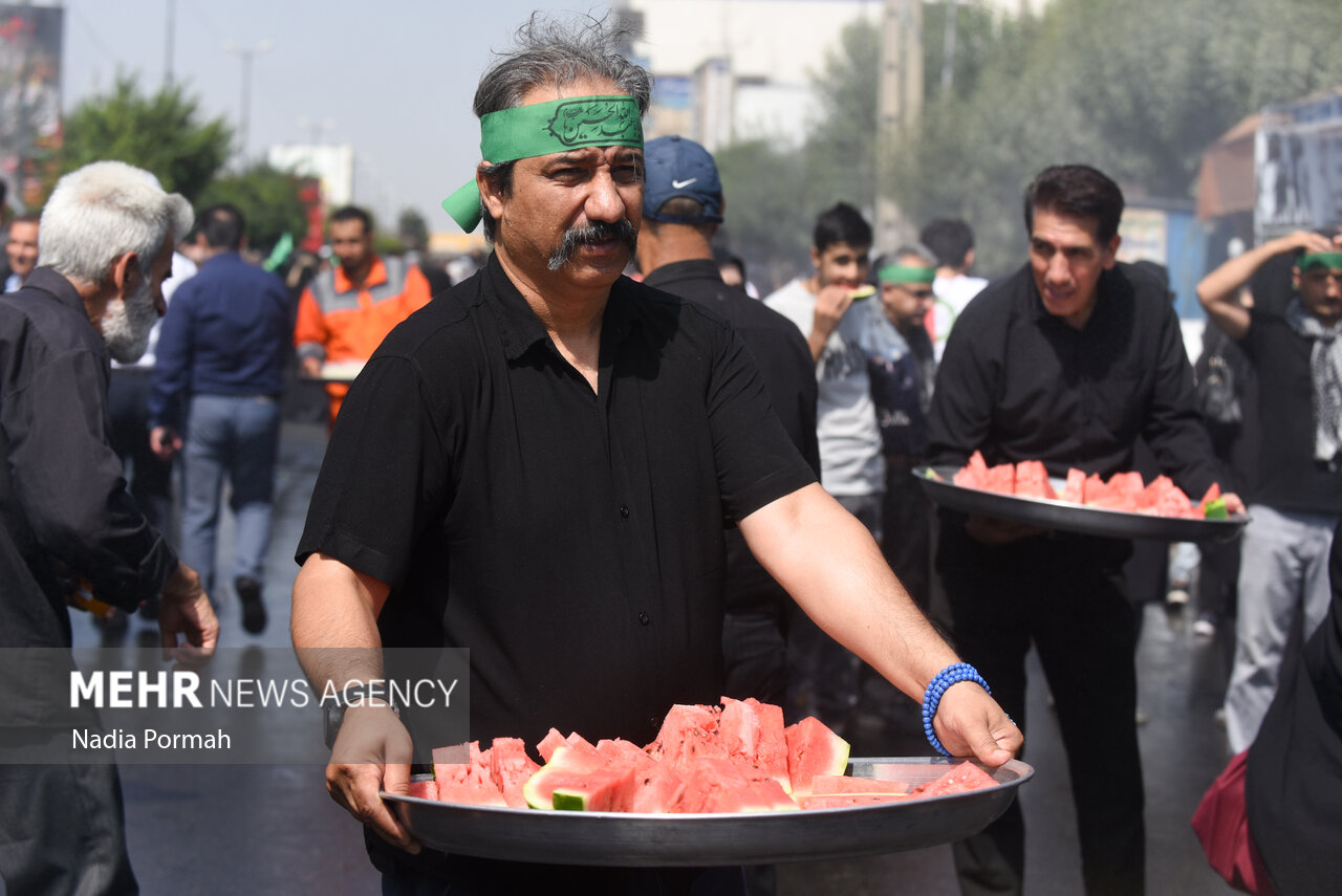 قدمهایی که حال و هوای کربلا را در البرز زنده کرد