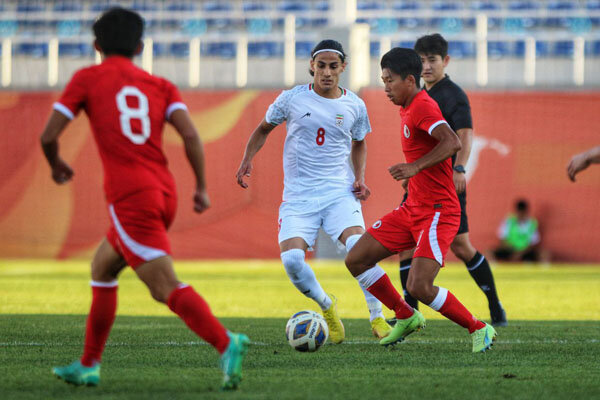 گزارش تصویری از پیروزی تیم فوتبال امید ایران برابر هنگ کنگ
