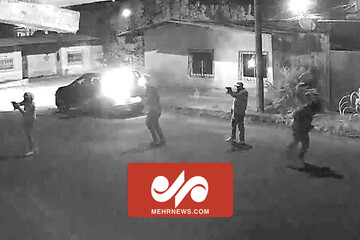 فیلم لحظه انفجار خودروی حامل افراد مسلح در اکوادور
