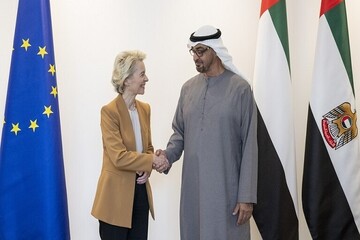 سفر رئیس کمیسیون اروپا به امارات و دیدار با «بن زاید»