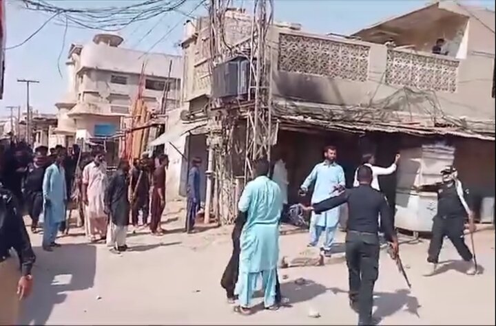  سندھ پاکستان میں عزاداروں پر تکفیریوں کا پتھراؤ، متعدد زخمی 
