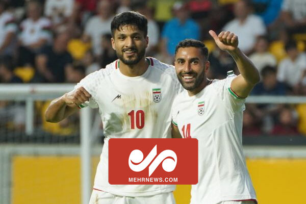 فیلم تک گل تیم ملی فوتبال ایران در دیدار دوستانه با بلغارستان