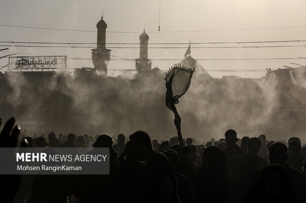 Holy shrine of Imam Hussein after Arbaeen