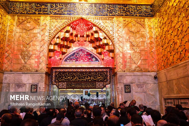 Holy shrine of Imam Hussein after Arbaeen