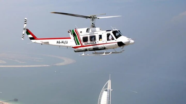 Helicopter crashed into sea off UAE, search for crew underway