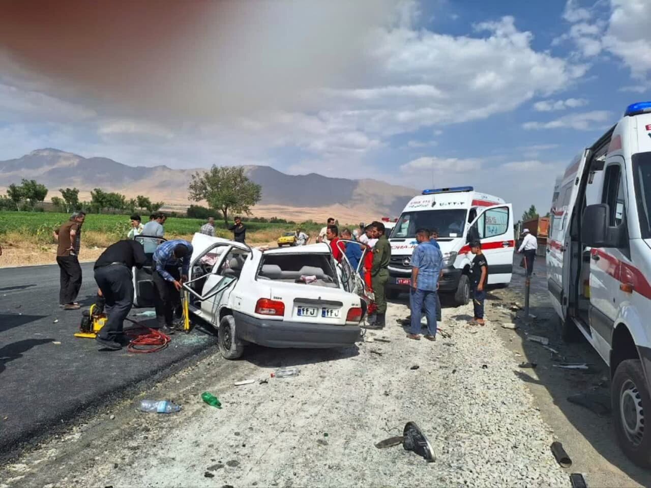 چهار کشته و ۲۱ مصدوم بر اثر دو حادثه ترافیکی در استان مرکزی