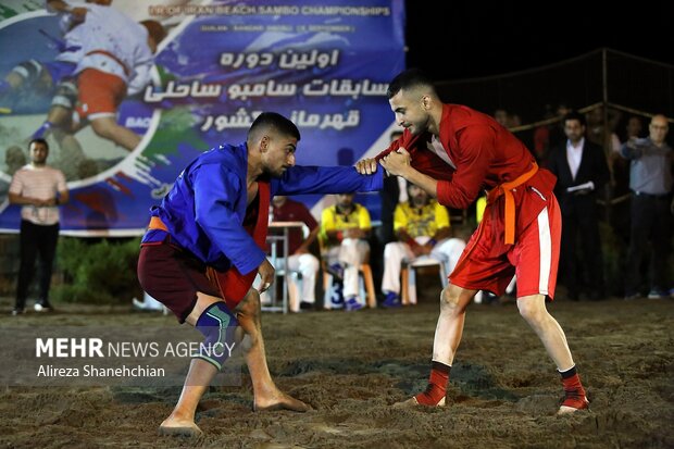 Beach sambo competitions in Gilan province
