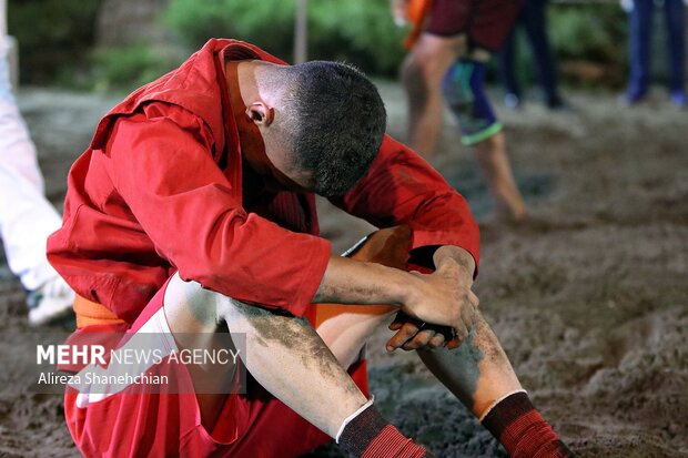 Beach sambo competitions in Gilan province
