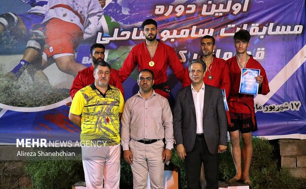 Beach sambo competitions in Gilan province
