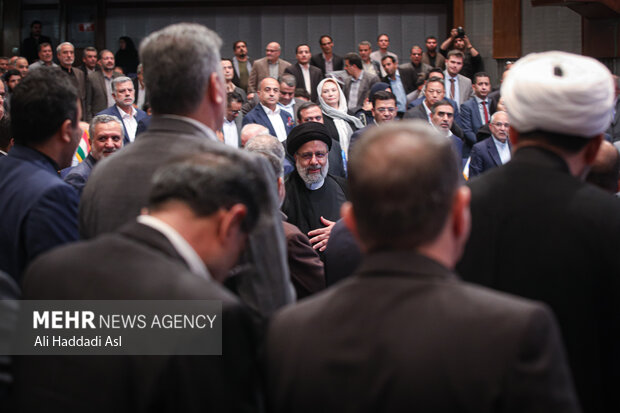 حجت الاسلام سید ابراهیم رئیسی زئیس جمهور در نخستین همایش اقتصادی تعاونی ایران حضور دارد