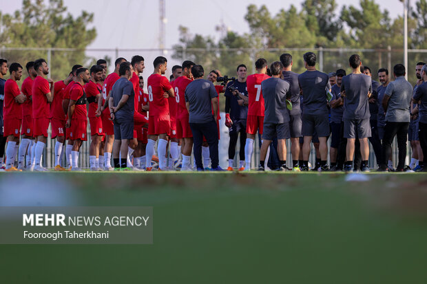 تمرین ریکاوری تیم ملی ایران با صحبت‌های طولانی قلعه نویی