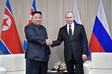 پوتین: از دیدار با رهبر کره شمالی بسیار خوشحالم/ کیم: در مبارزه با امپریالیسم در کنار روسیه هستیم